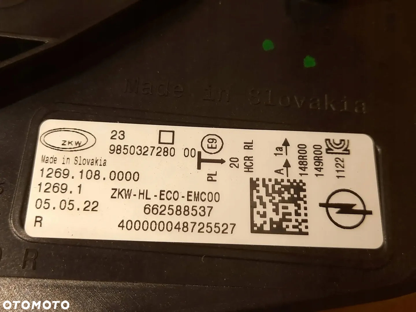 Opel Astra L VI 6 LAMPA PRZÓD LEWA PRAWA KOMPLET FULL LED 21r.- - 7