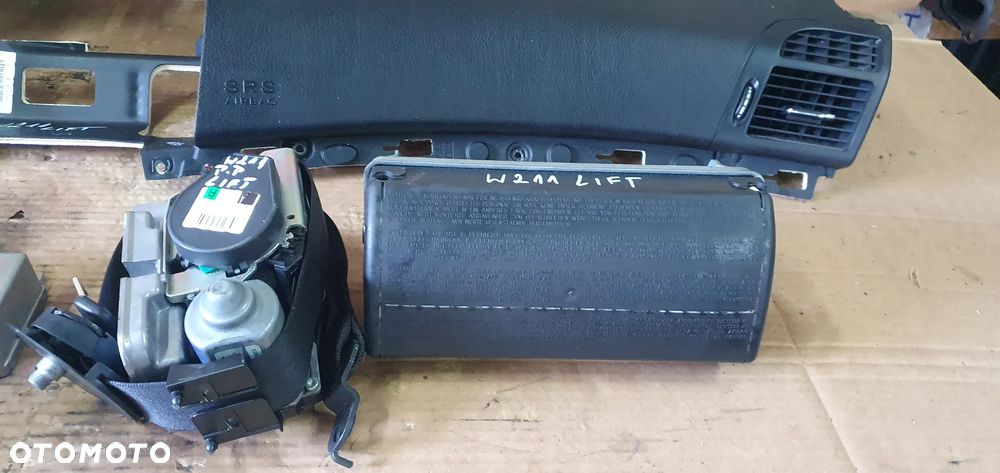 Konsola AIRBAG pasy poduszki sensor Mercedes E-Klasa W211 Lift - 6