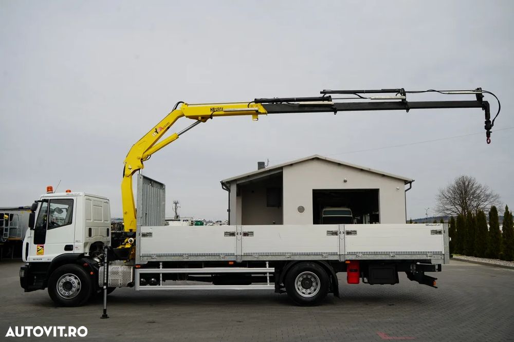 Iveco 180E25 / 4X2 / 7.5m LIVRARE + HYVA HB150X MAX. CAPACITATE DE RIDICARE 5.200 KG / RADIOCOMANDĂ / ROTATOARE / AUTOMATĂ - 3