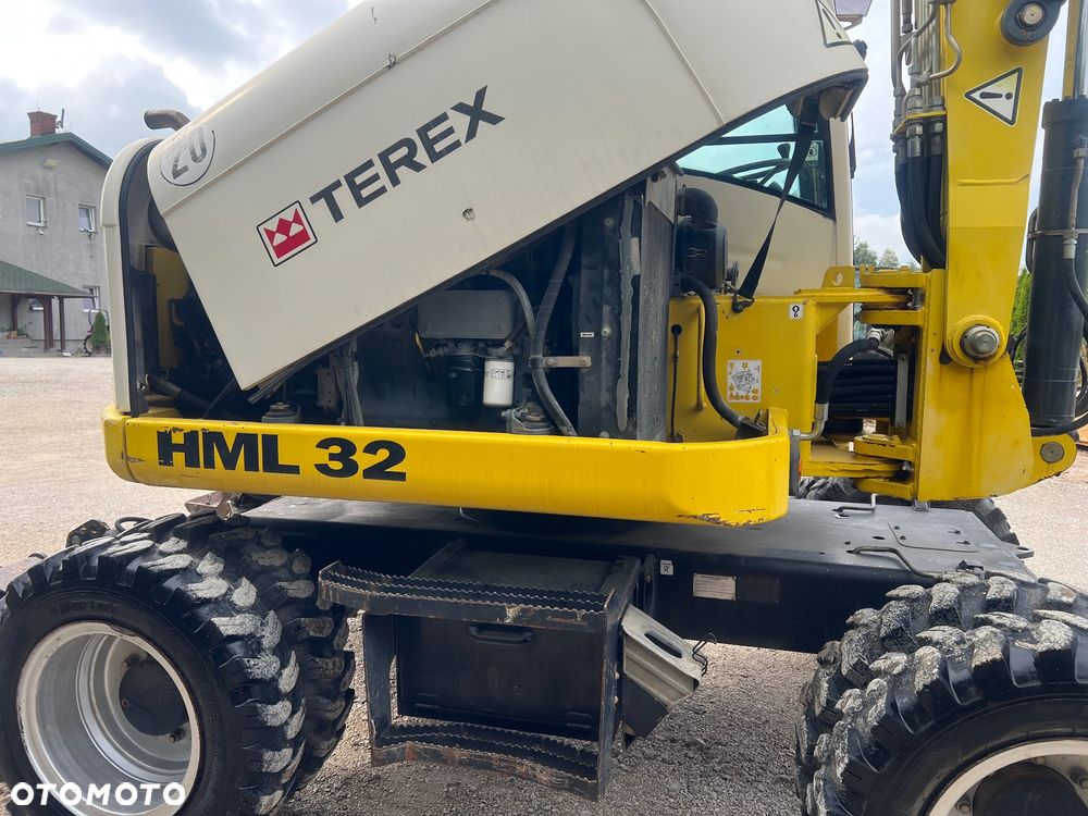 Terex TEREX HML 32 TW 85 3x ramię łamane SCHAEFF 9ton 2 łyżki DEUTZ Dodatkowa hydraulika ZWINNA SILNA koparka DZIELONE stopy Atlas Volvo 2005r 4300mth po serwisie - 27