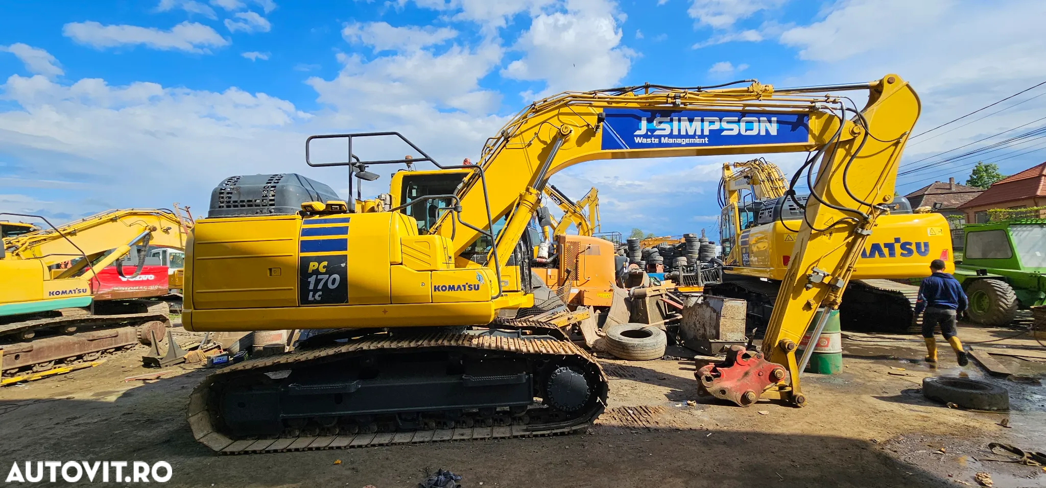 Komatsu PC 170 LC Excavator pe șenile - 7