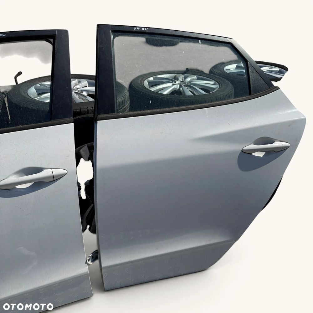 Komplet drzwi lewa strona Hyundai ix35 kolor biały TCW - 5