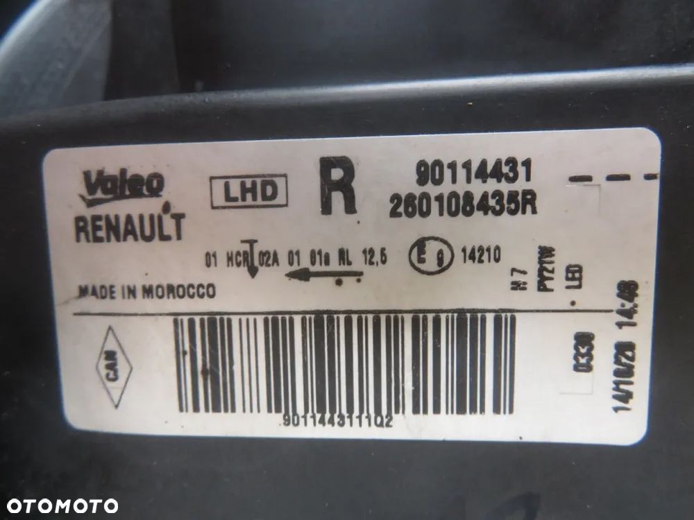 REFLEKTOR PRAWY DACIA LOGAN II LIFT LED 17R- 260108435R KRAKÓW - 8