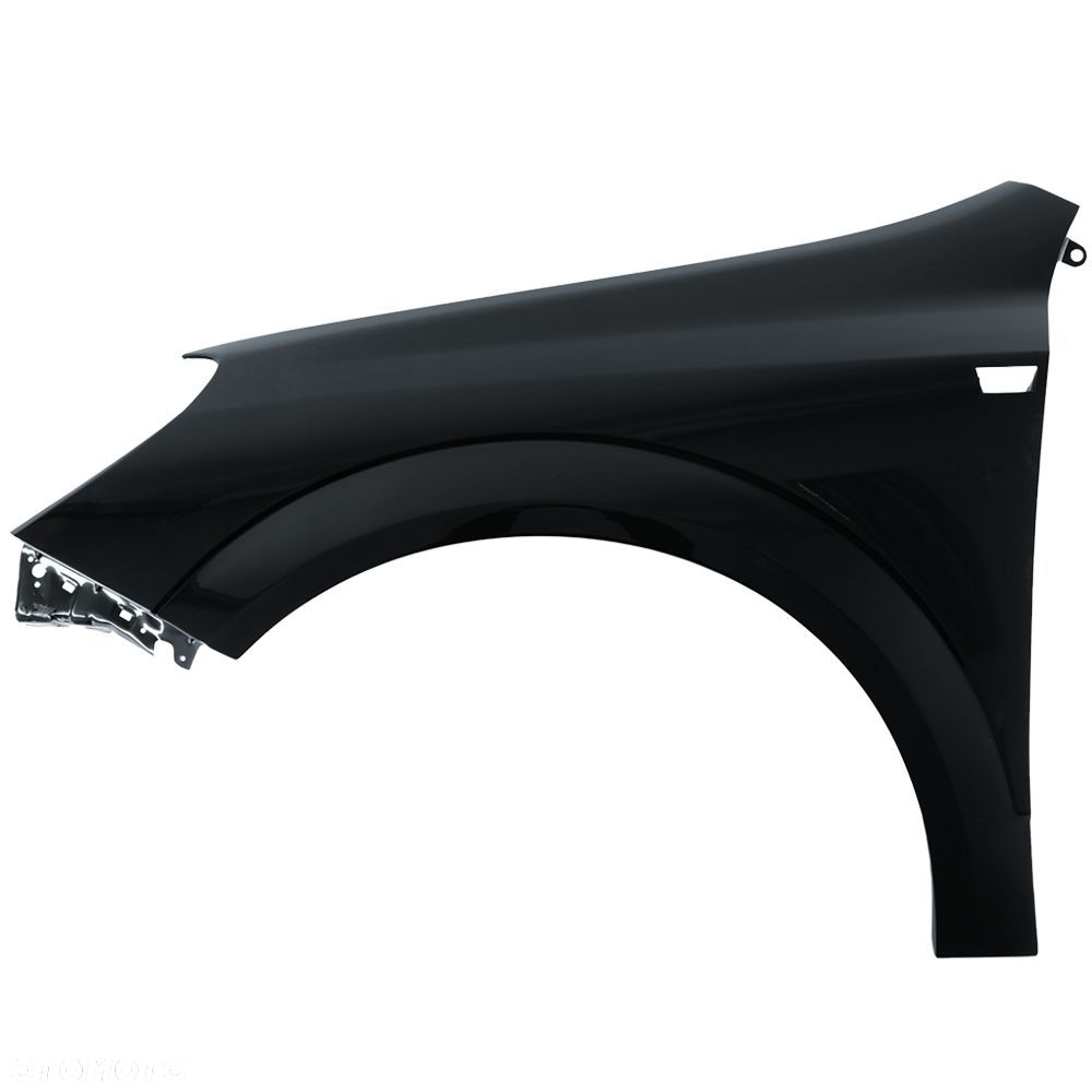 BLU Błotnik OPEL ASTRA H 3 III Z20R lewy czarny 04-14 przód SaphirSchwarz - 2