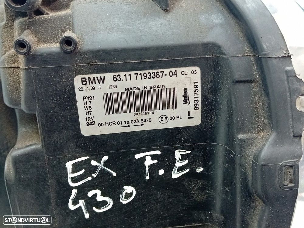 Ótica / farol esquerda BMW 1 (E87) - 6