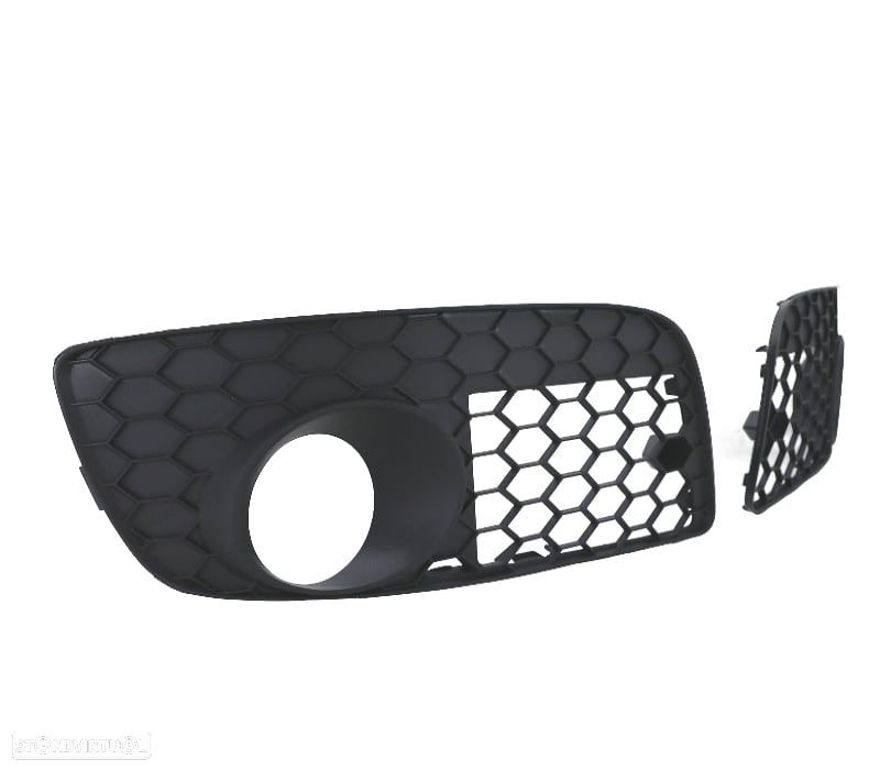 GRELHAS FARÓIS DE NEVOEIRO VOLKSWAGEN VW GOLF 5 03-08 GTI PRETO - 2
