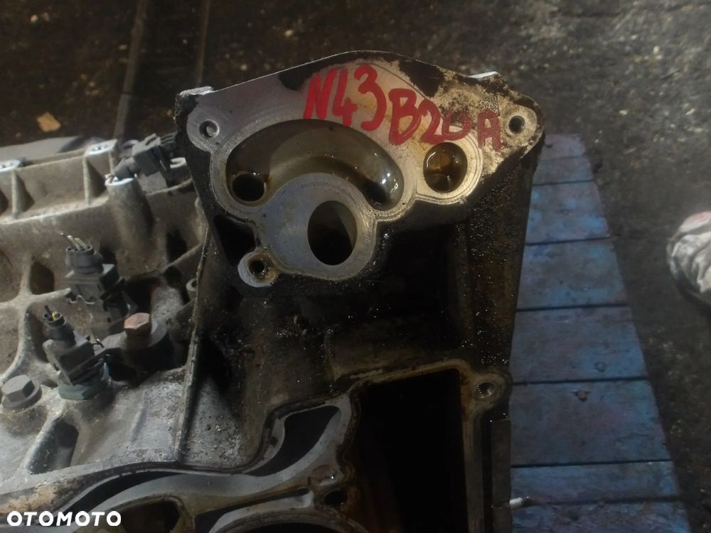BLOK DÓŁ SILNIKA KOMPLETNY TŁOKI WAŁ BMW E90 E87 2.0B N43B20 - 2