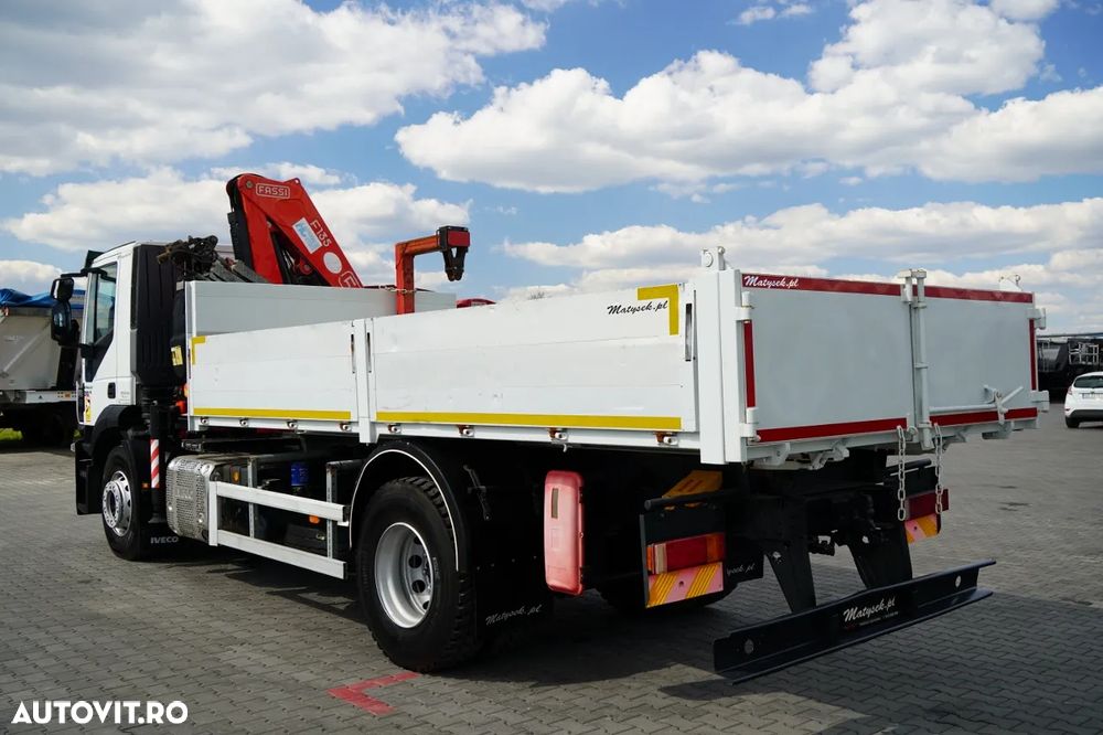 Iveco STRALIS / 310 / 4x2 / BASCULĂ - 5,3 M / HDS FASSI 135 - 8 M / EURO 6 - 10