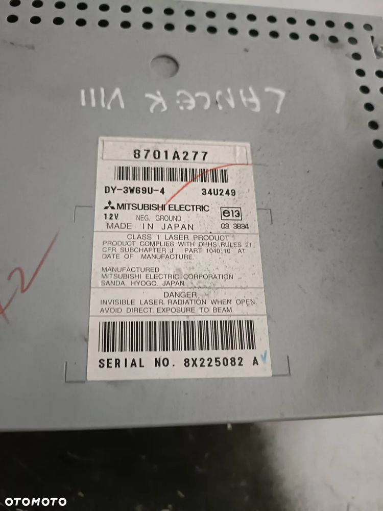 MITSUBISHI LANCER X VIII 07-15 r. radioodtwarzacz RADIO 8701A277 * - 2