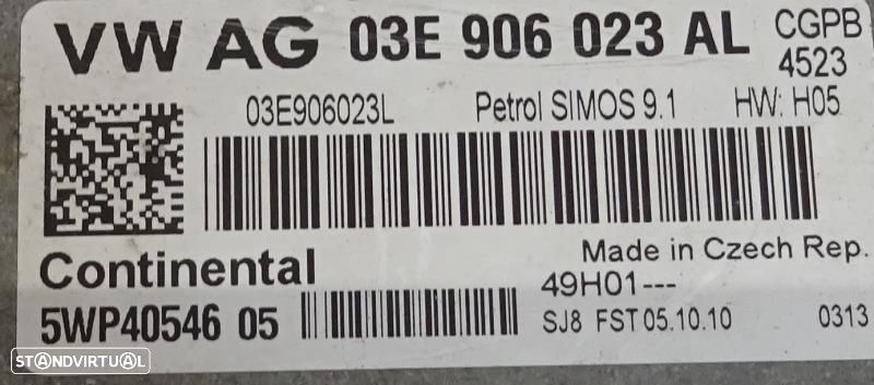 Centralina De Motor Volkswagen Polo (6R1, 6C1)  Centralina 1.2 / 03E90 - 2