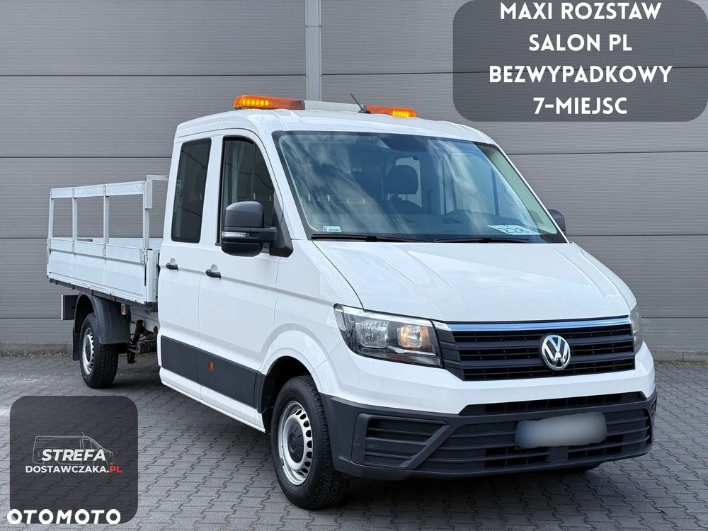Volkswagen Crafter Doka Brygadówka 7-miejsc + Skrzynia 3.5m, Salon PL, Jeden Właściciel - 1