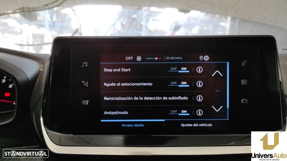 TELA/ECRÃ MULTIFUNÇÕES PEUGEOT 2008 (P1) ACTIVE - 9