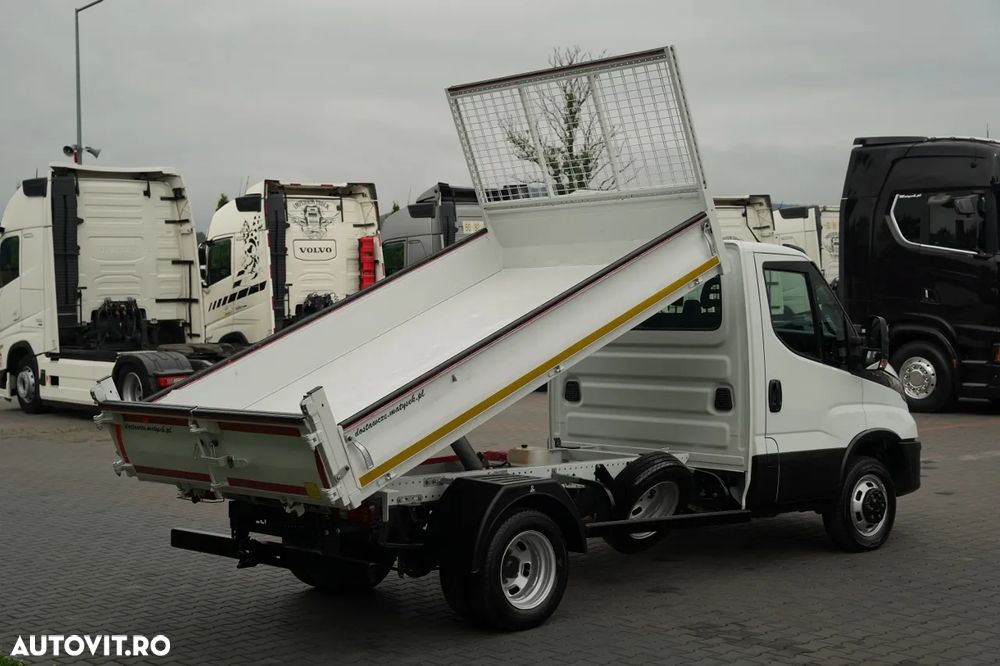 Iveco DAILY 35-160 / BASCULATOR DIN OȚEL / DUBLU / MANUAL / 3 LOCURI / EURO 6 - 6