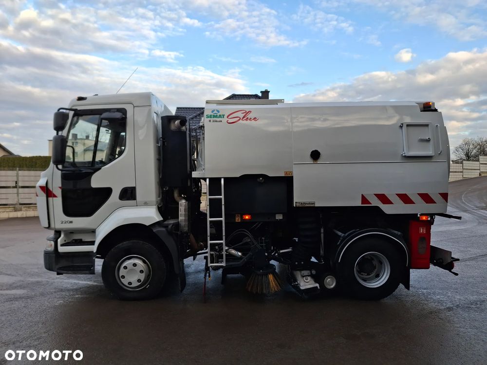 Renault Midlum 220 DXI Zamiatarka SEMAT Zoeller Johnston Szczotki L/R Obie Strony 2013r Napęd Hydrostat 113 tyś Kilometrów - 9