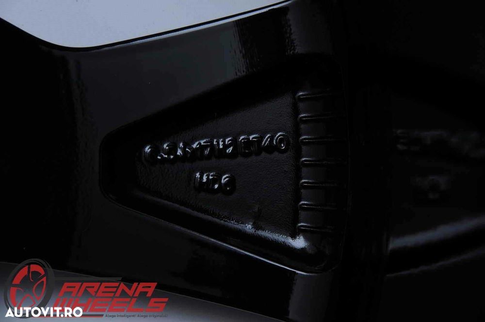 Jante Noi 17 inch Originale VW Taigo T-Cross R17 5x100 Negru - 6