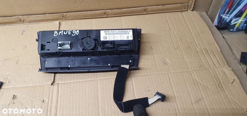 Panel nawiewu klimatyzacji klimy grzania foteli BMW 3 E90 9199260 - 5
