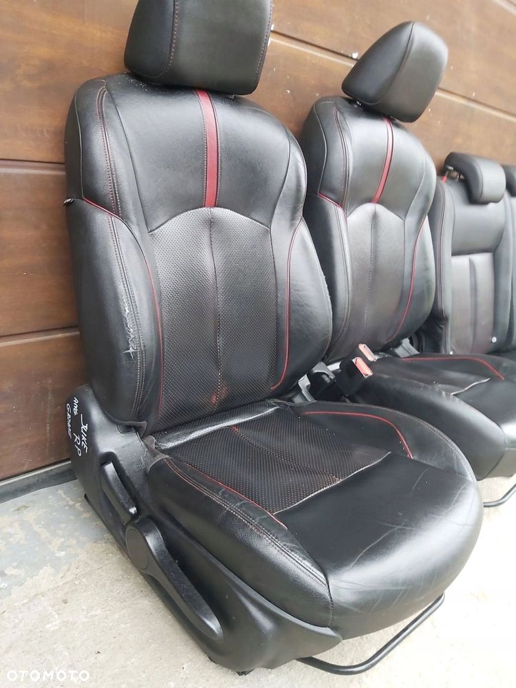 Nissan JUKE I F15 Lift Fotel przód tył lewy prawy kanapa Komplet SKÓRA - 3