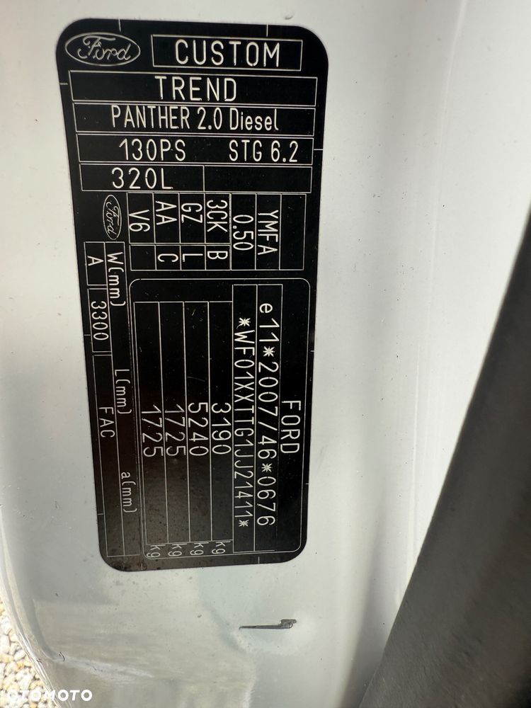 Ford Transit Custom 310 L2H1 Limited - 20