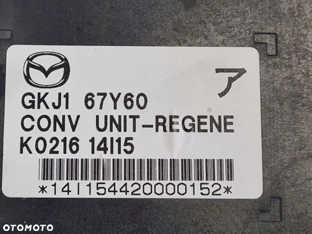 MODUŁ STEROWNIK KONWERTER ECU MAZDA 6 III GJ GKJ167Y60 GKJ1 67Y60 - 2