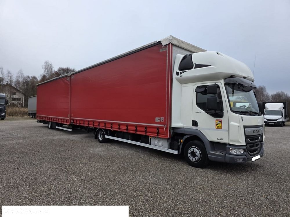 DAF LF 12/260 ZESTAW TANDEM  PRZEJAZDOWY 120m2 SALON PL. - 4