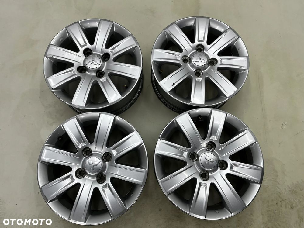 Felgi aluminiowe Mitsubishi Colt VI 6 Z30 04-12r. r15 cali 6jx15 ET46 4x114,3 CH67 felgi oryginalne - 1