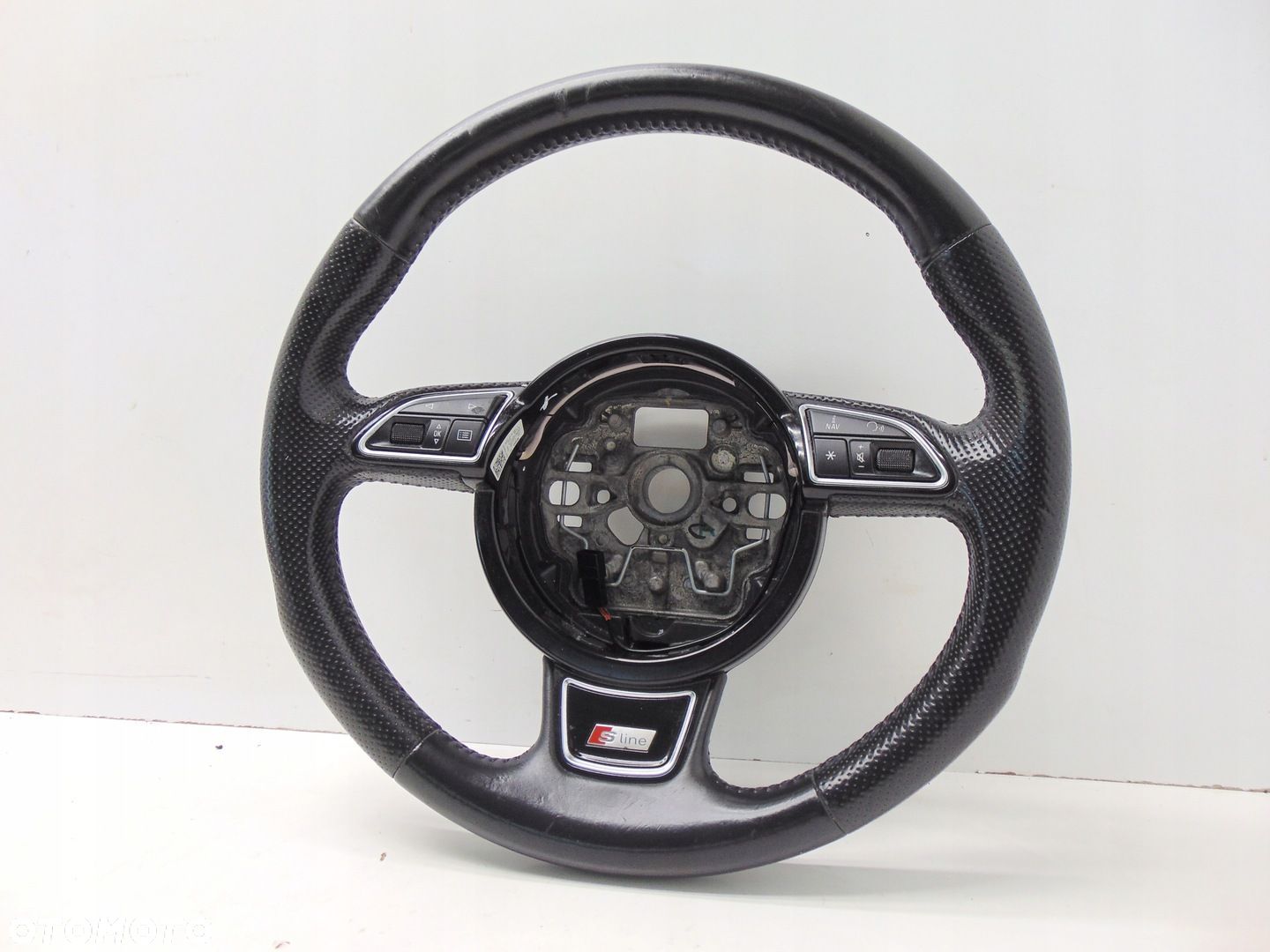 KIEROWNICA SKÓRA MULTIFUNKCJ MULTI 8X0419091L AUDI A1 8X A6 C7 S-LINE ŁADNA - 1