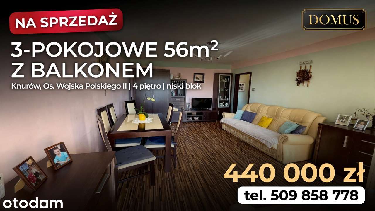 Słoneczne 3 pokojowe z balkonem na WPII