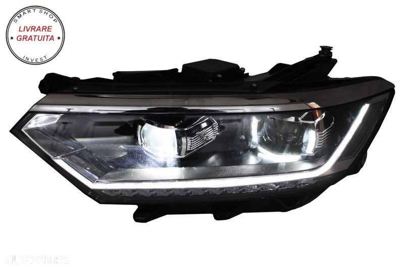 Faruri Full LED Dinamic VW Passat B8 3G (2014-2019) Matrix Look- livrare gratuita - 6