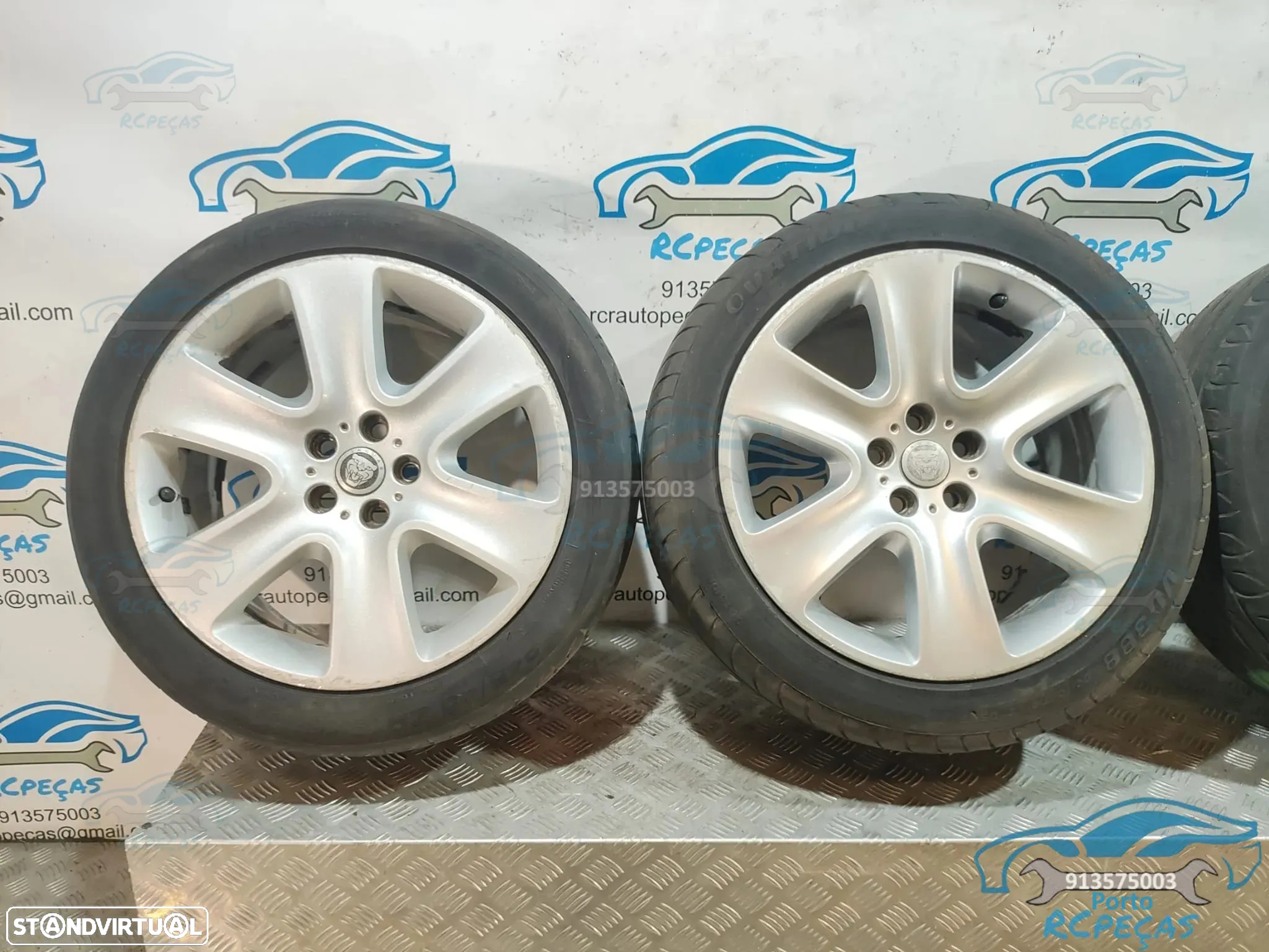Jantes Originais 18" Jaguar - 5x108 - 8,5J | ET49 - Jante | 18 Polegadas | 8X231007BA | 5 x 108 | 245 45 18 | Conjunto - 12