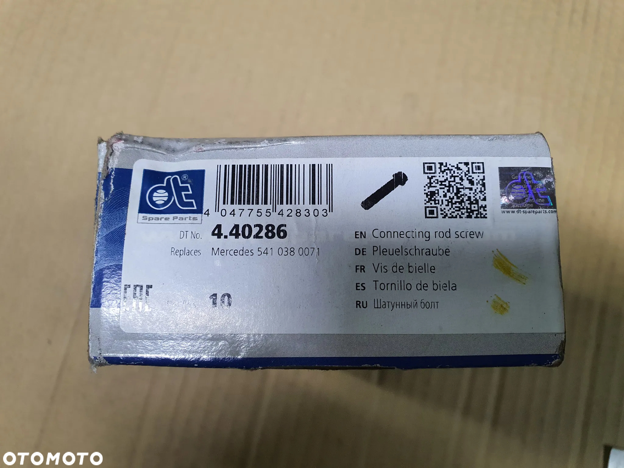 Śruba Korbowodu Mercedes 5410380071 M16 x 1,5 dł. gwintu 73 mm - 4