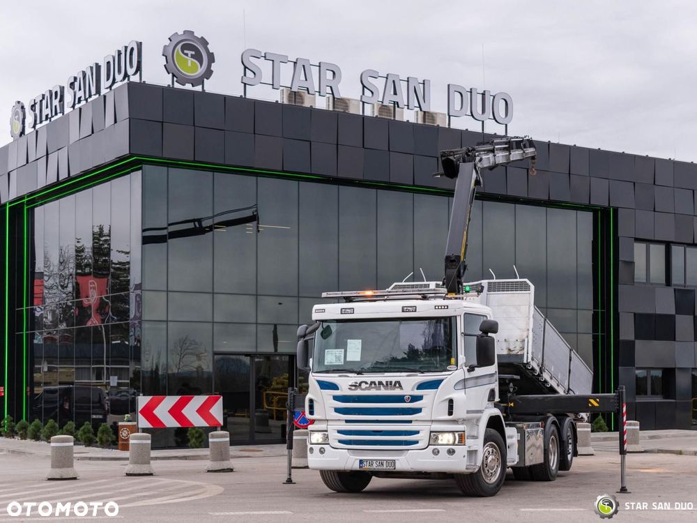 Scania P320 6x2 Palfinger PK 18002 EH HDS Żuraw Wywrotka - 9