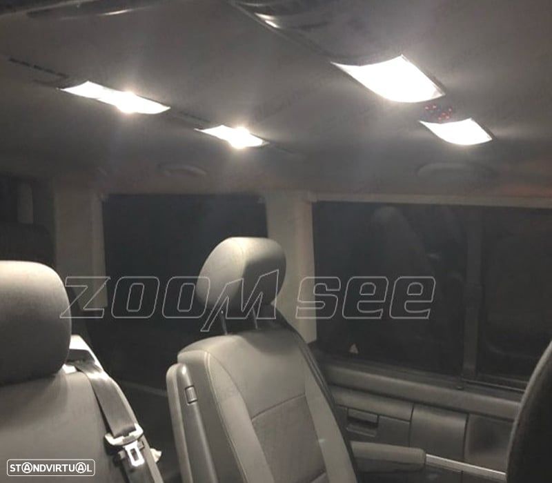 KIT COMPLETO 18 LAMPADAS LED INTERIOR PARA VOLKSWAGEN VW MULTIVAN MK5 T5 03-15 - 3