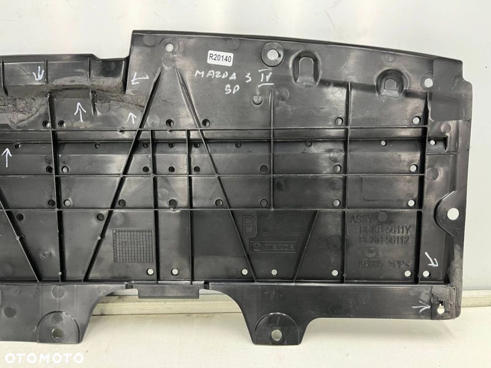 Osłona podwozia Mazda 3 IV BP 2019r.- osłona dolna płyta silnika pod zderzak oryginalna bckb-5611y - 5
