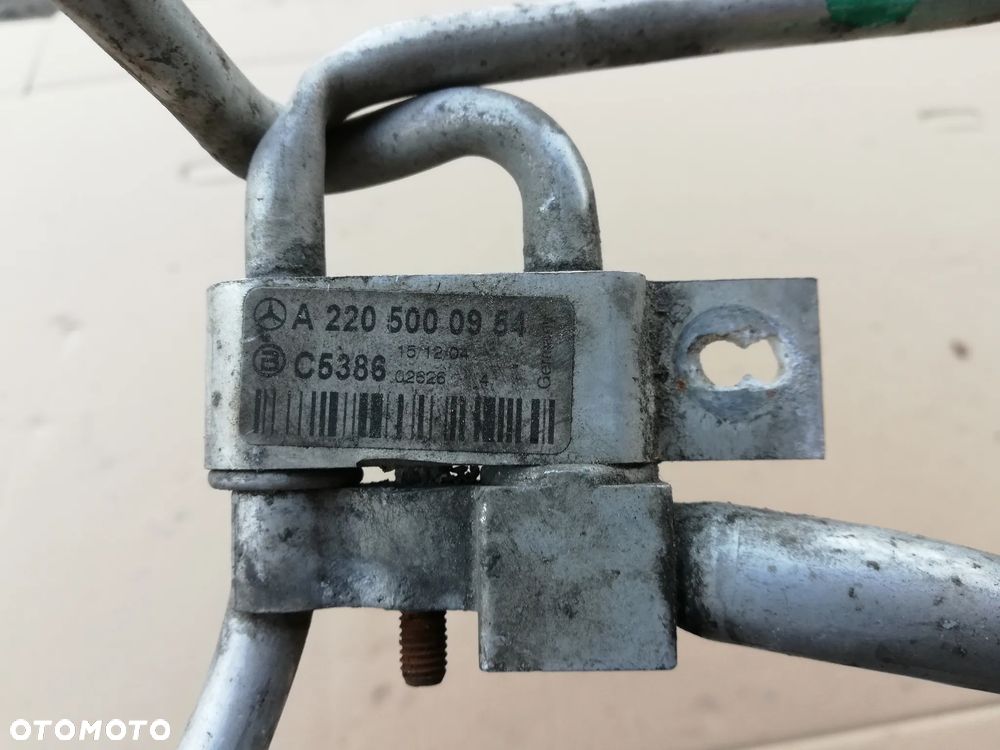 Mercedes S W220 PRZEWÓD CHŁODNICY KLIMATYZACJI A2205000954 - 2