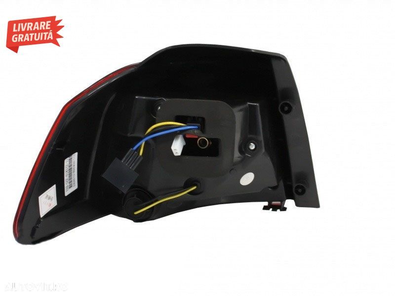 Faruri LED VW Golf 6 VI (2008-2013) Golf 7 3D Design Red Strip GTI LED Dinamic cu - livrare gratuita - 14