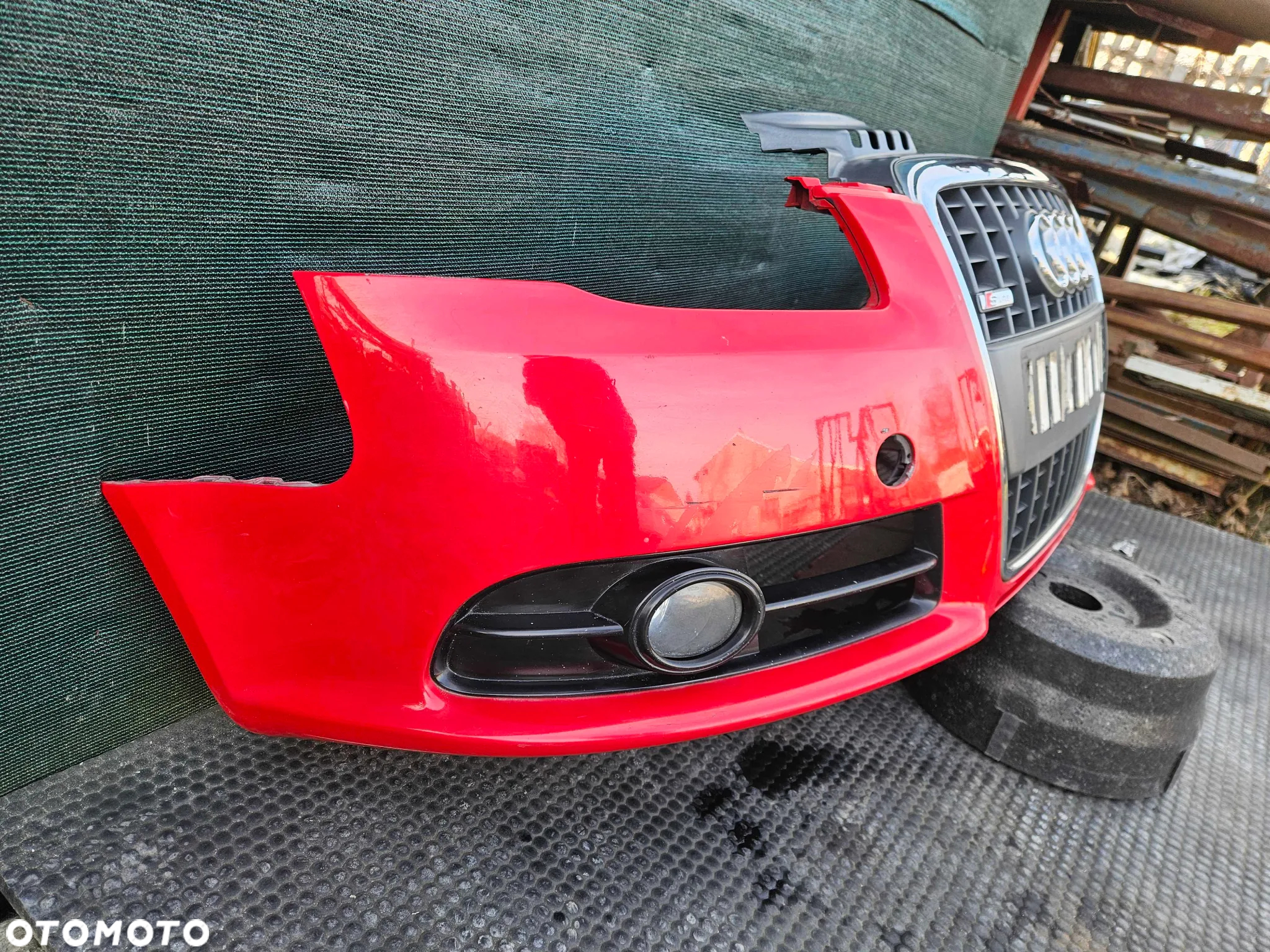 Zderzak Przod Przedni S-Line Kratki Halogeny Gril Atrapa AUDI A4 B7 Kombi Sedan - 4