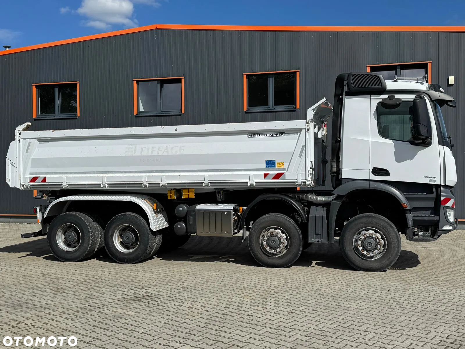 Mercedes-Benz AROCS 4145 8X8 EURO6 WYWROTKA TRÓJSTRONNA Z BORDATIKIEM - 4