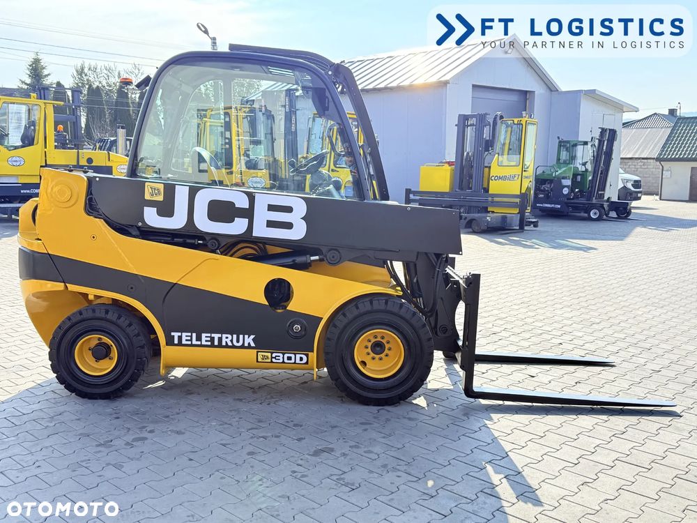 JCB WÓZEK TELESKOPOWY JCB TLT30D / KABINA / 2018 ROK / PRZESUW BOCZNY / NOWE OPONY - 6