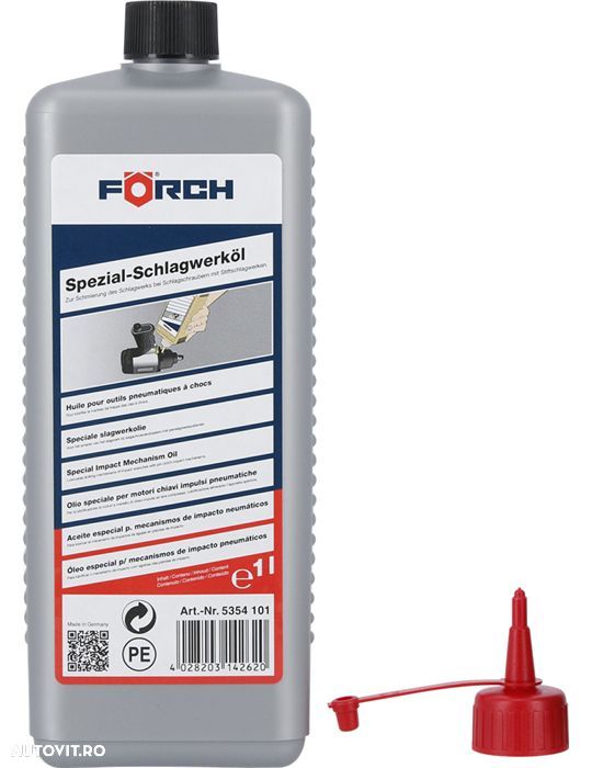 Ulei special pentru mecanisme cu percutie, pistol cu impact pe aer, 1000ml - Foerch - 1