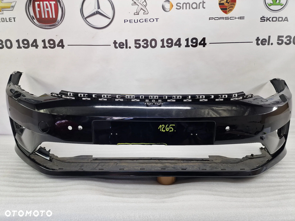 VW SPORTSVAN 510 13- ŁADNY ZDERZAK PRZEDNI PRZÓD NA SPRYSKI + 4X PDC , KOLOR CZARNY METALIK , NR 510807221F , NR AUKCJI NZ1265