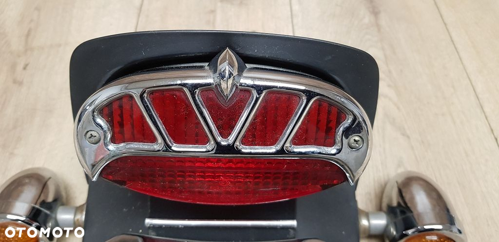 Lampa osłona chrom chlapacz kierunkowskazy Yamaha XVS650 Drag Star Custom - 7