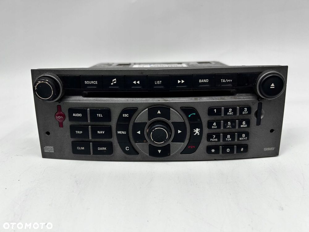 radio odtwarzacz peugeot 407 96565708yw - 2