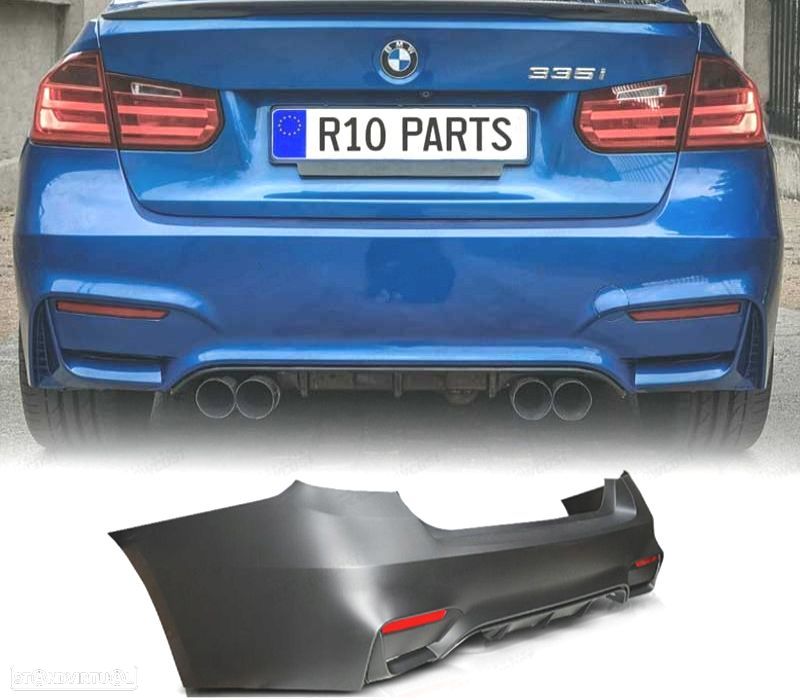 PARA-CHOQUES TRASEIRO BMW F30 LOOK M3 - 1