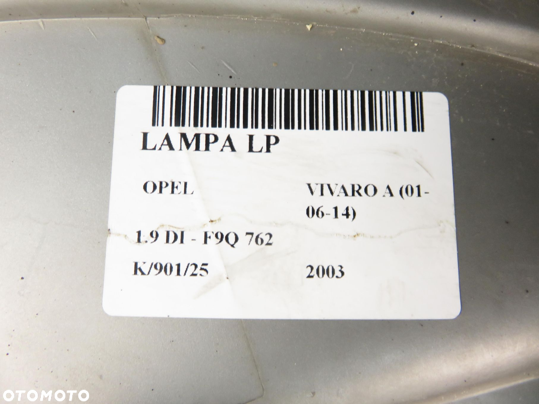 LAMPA LEWA PRZEDNIA OPEL VIVARO A 91165719 7700311371 - 6