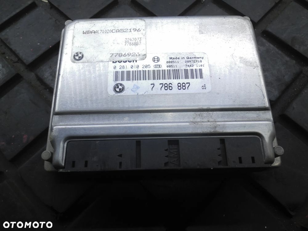 KOMPUTER BMW 3 E46 2.0 D 136KM ECU STEROWNIK SILNIKA 7786887 0281010205 POSIADAM 3 szt - 1
