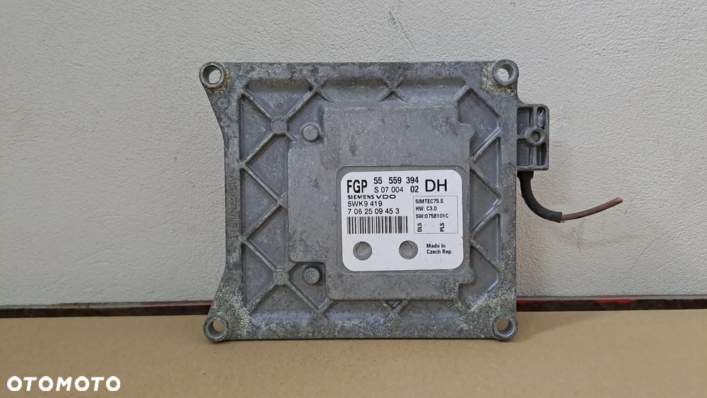 OPEL ASTRA H KOMPUTER STEROWNIK SILNIKA ECU 1.6 16V 55559394DH - 1