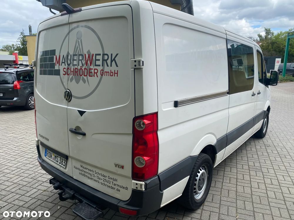 Volkswagen Crafter 2.0 Tdi 136KM Klima Brygadowka Doka 6 osobowa  2016 Zadbany - 4