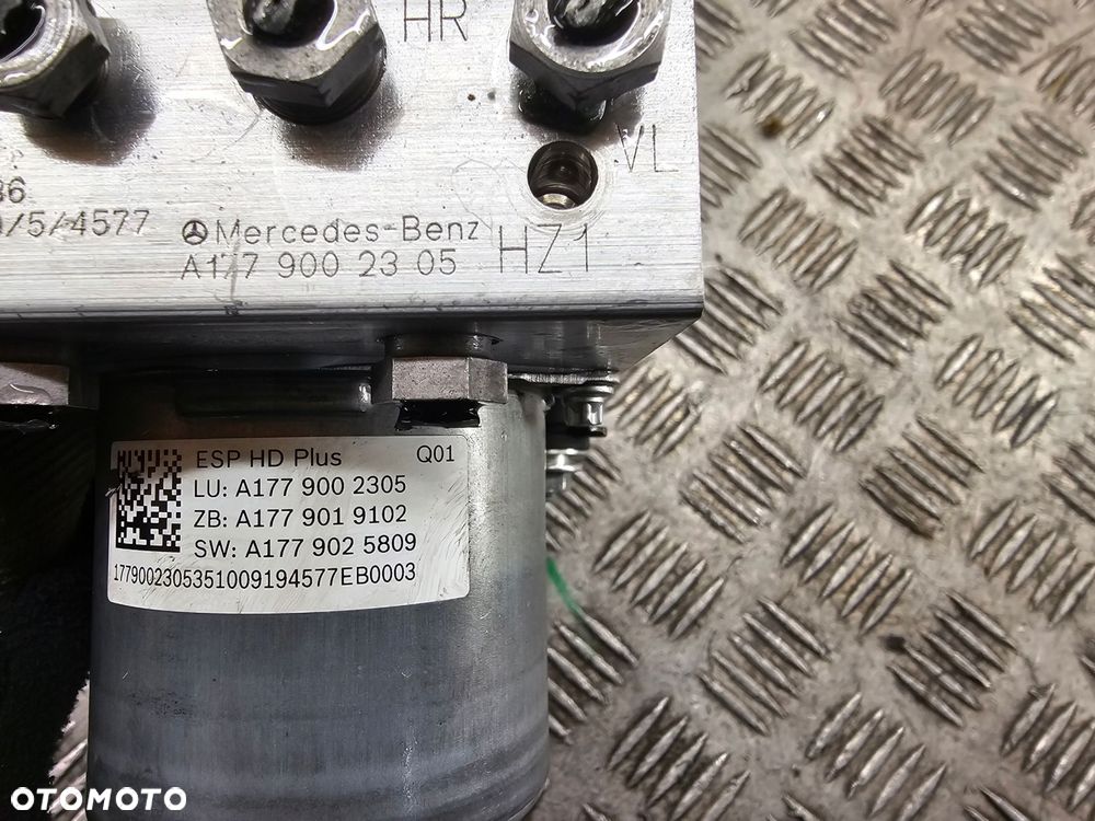 pompa hamulcowa abs mercedes w177 cdi a1779002305 - 3