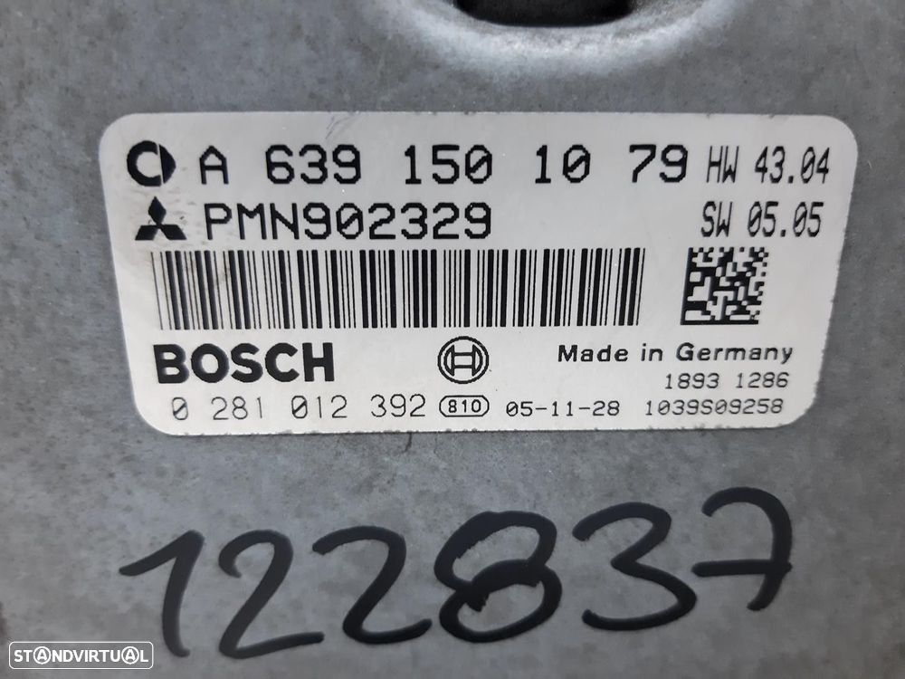 CENTRALINA MOTOR UCE SMART FORFOUR 2006 -A6391501079 - 11