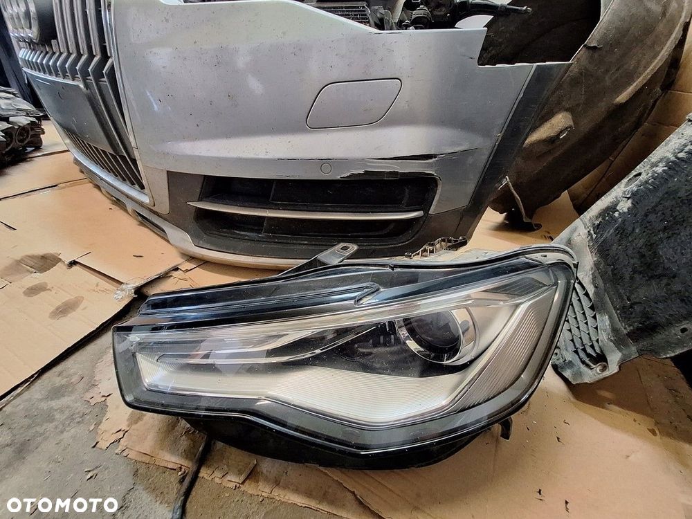 audi a6 c7 4g allroad 2011- maska zderzak przod chlodnice xenony blotniki - 3